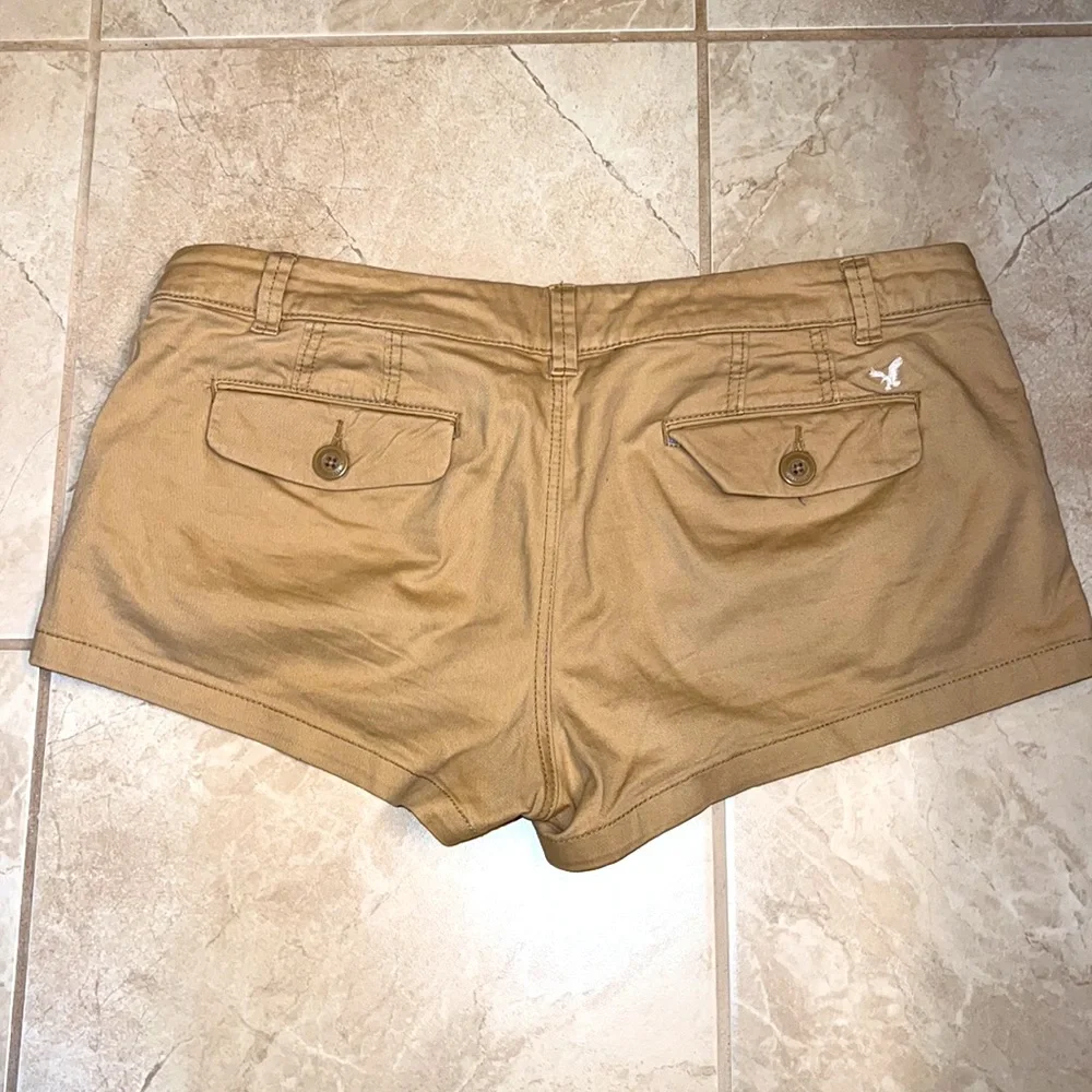 American Eagle Tan Cargo Shorts